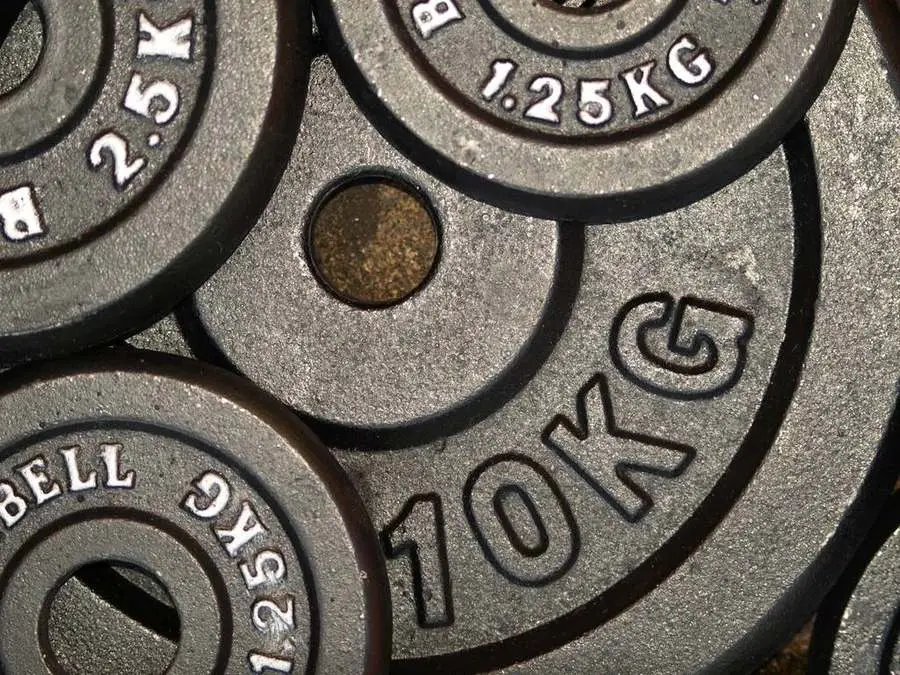 Barbell club: platforms and bumpers